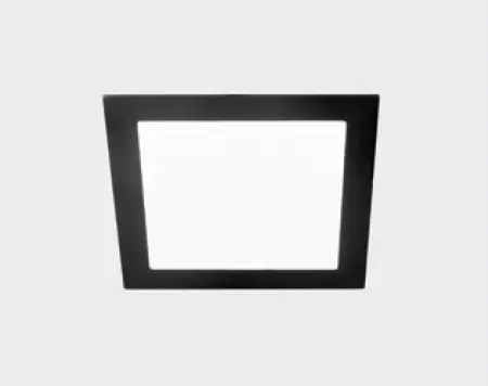 KHL K51703.02.RF.BK-BK.OP.ST.8.40 Zápustné svítidlo DISC SQ 172x172mm černé 12W 4000K - KOHL-Lighting