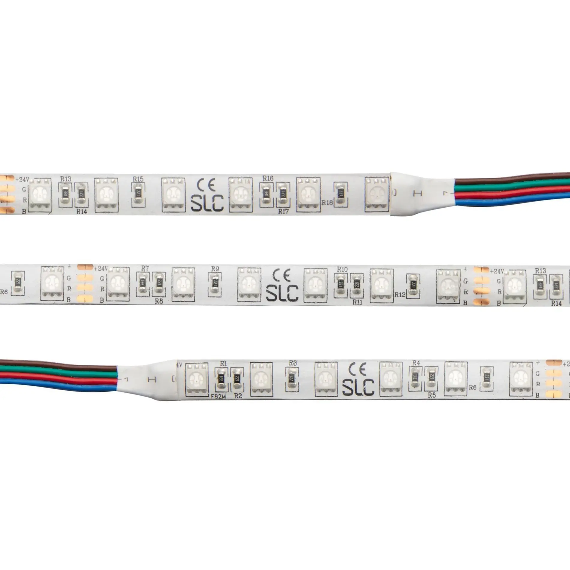 SLC LED pásek 14.4W/m 474lm/m RGB 24V IP67 5m