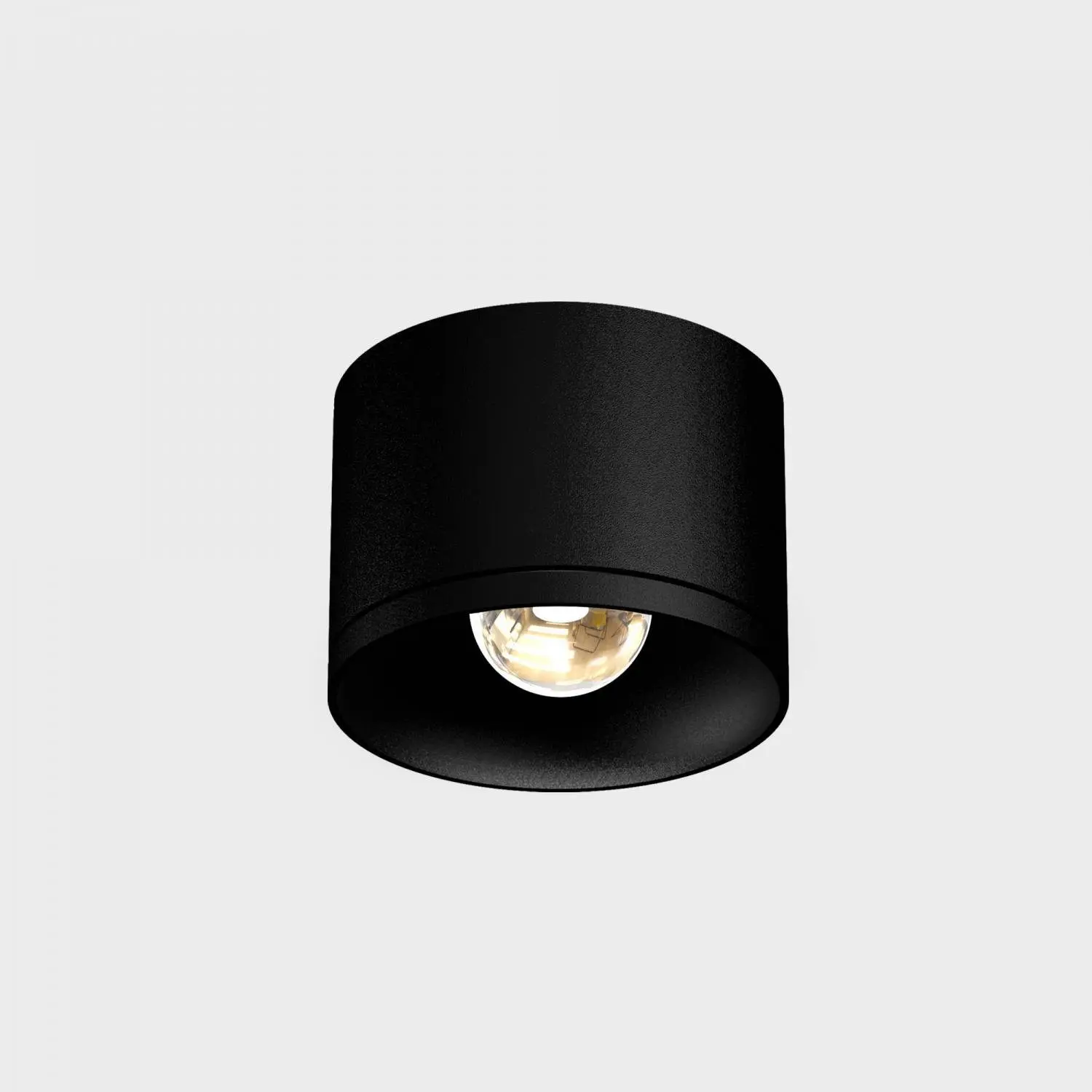 KHL K51000.01.SR.BK-BK.36.ST.8.40 ERYL stropní svítidlo pr. 65 mm černá 36° 8 W CRI >80 4000K Non-Dimm - KOHL-Lighting