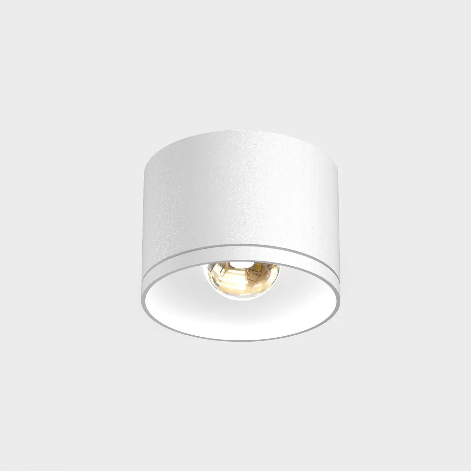 KHL K51000.01.SR.WH-WH.36.ST.8.30 AKCE - ERYL stropní svítidlo pr. 65 mm bílá 36° 8 W CRI >80 3000K Non-Dimm - KOHL-Lighting