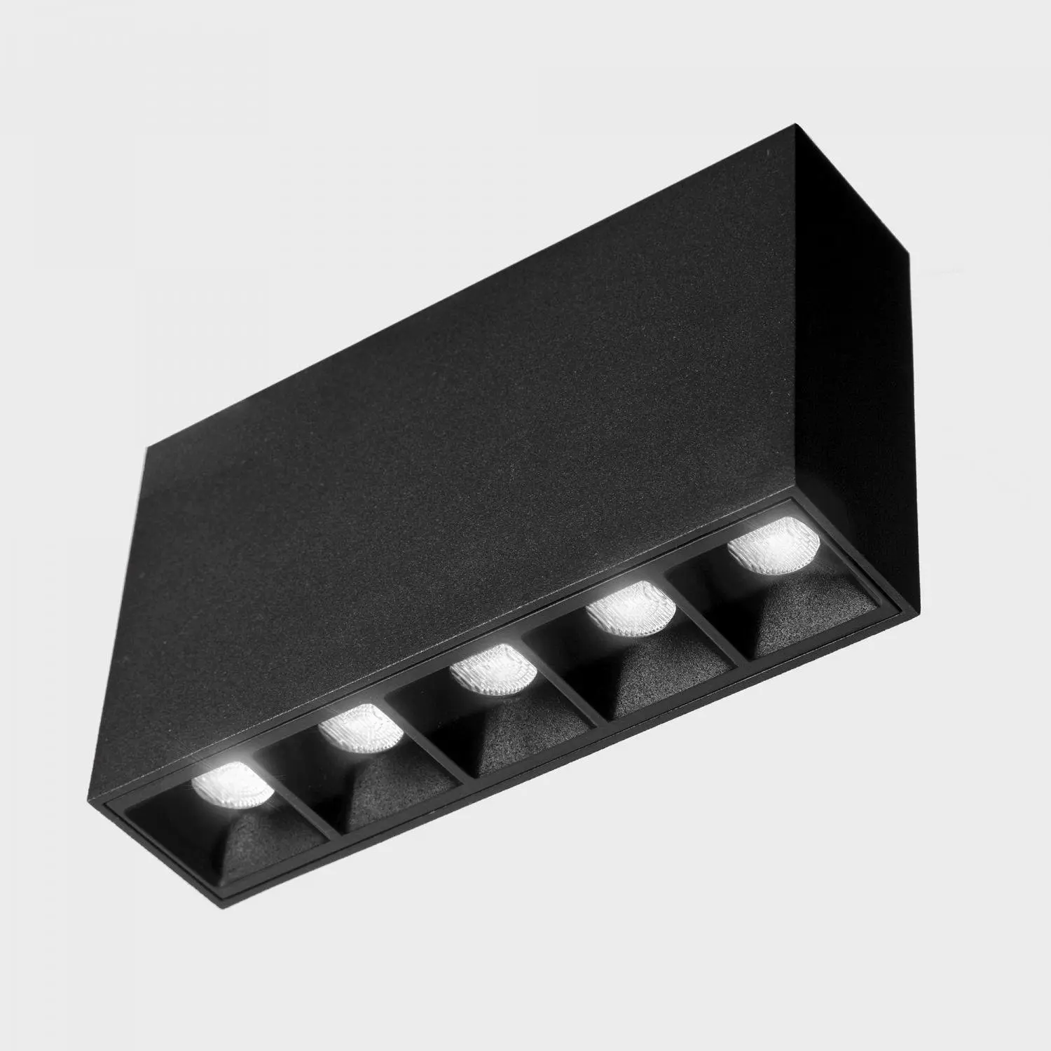 KHL K51300.01.SR.BK-BK.30.ST.9.40 NSES stropní svítidlo 137x35 mm černá 10 W CRI 90 4000K Non-Dimm - KOHL-Lighting