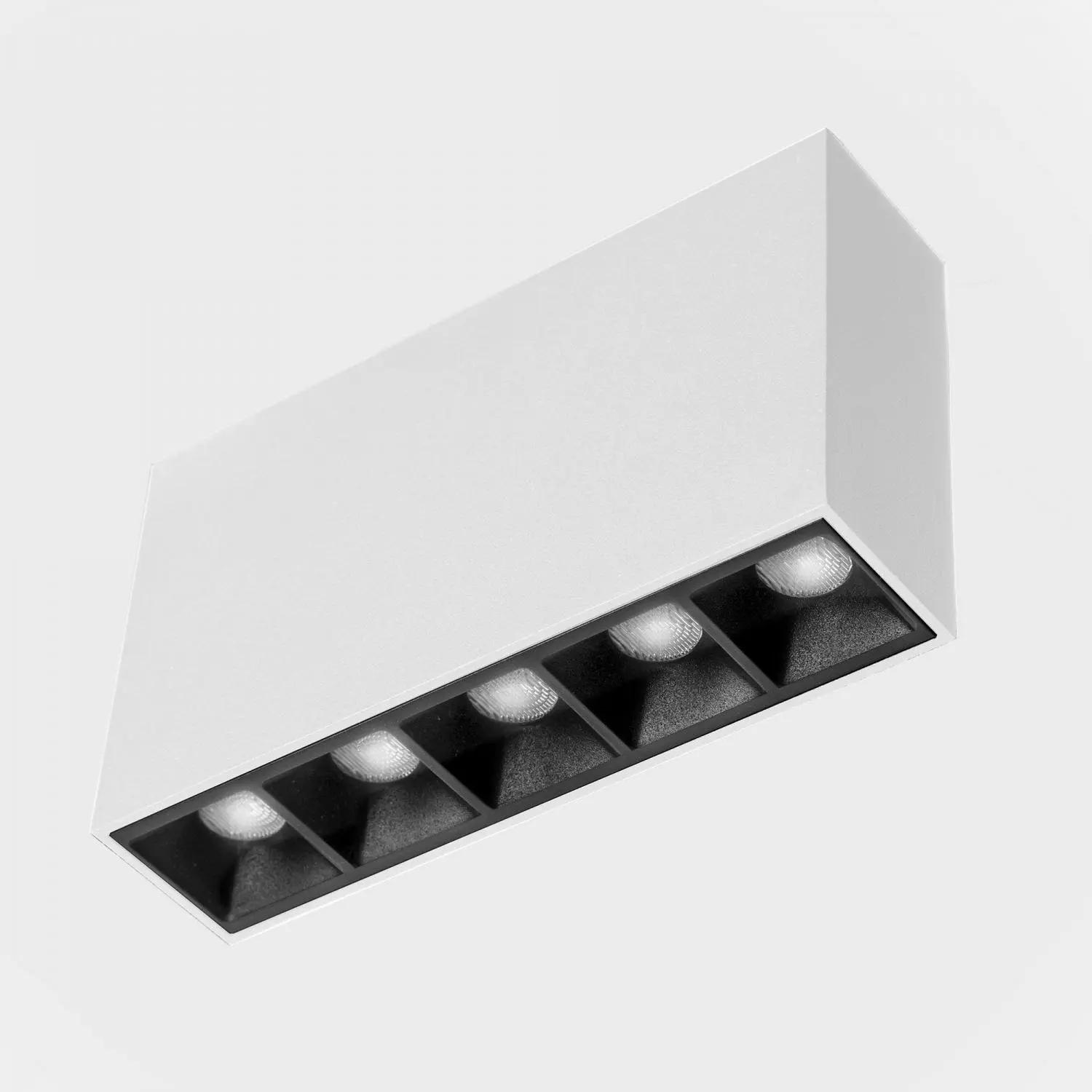 KOHL LIGHTING KOHL-Lighting NSES stropní svítidlo 137x35 mm bílá-černá 10 W 30D CRI 90 4000K Non-Dimm