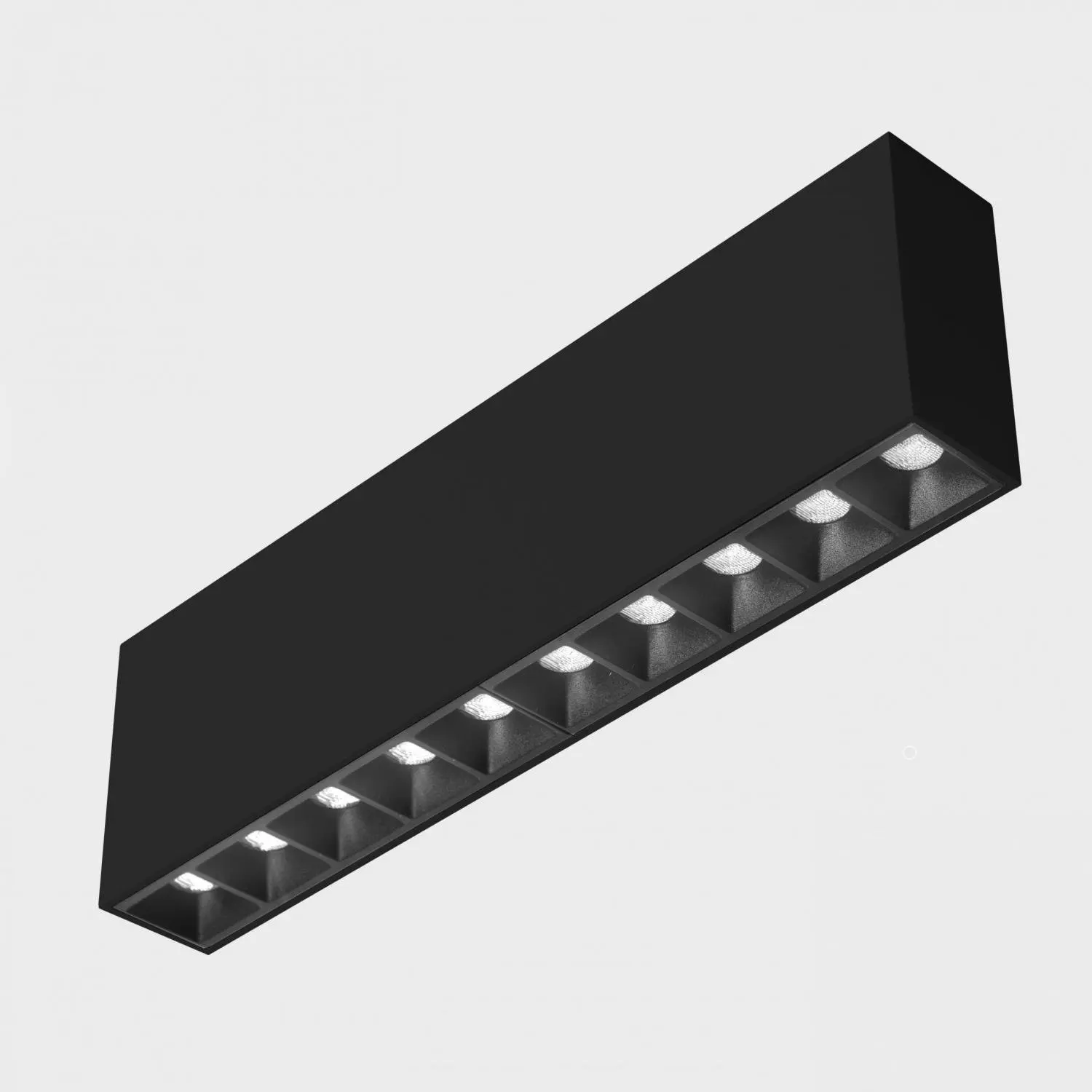 KHL K51300.02.SR.BK-BK.15.ST.9.40 NSES stropní svítidlo 270x35 mm černá 20 W CRI 90 4000K Non-Dimm - KOHL-Lighting