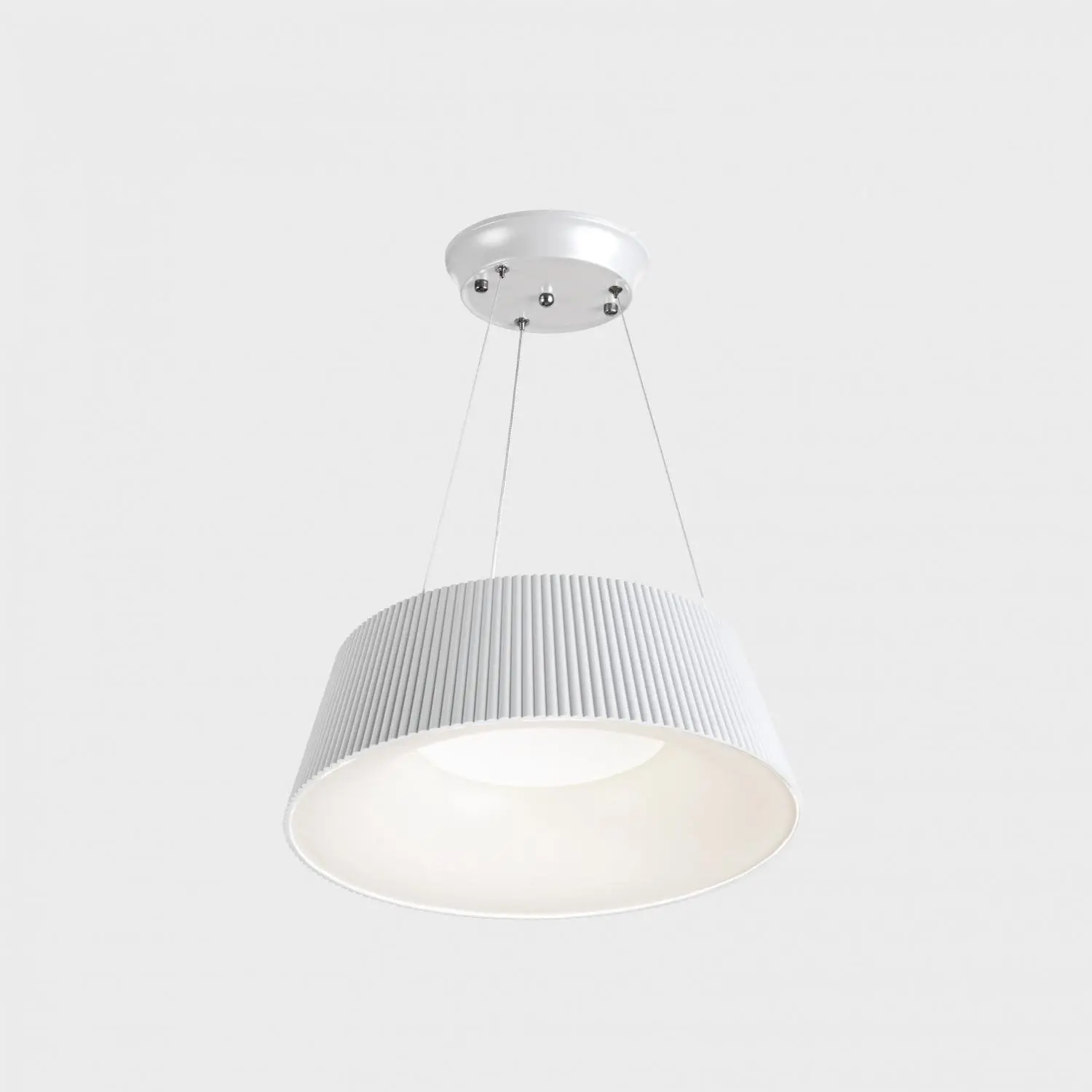 KOHL LIGHTING KOHL-Lighting CHAS závěsné svítidlo pr. 460 mm bílá 30 W CRI 80 3700K Non-Dimm
