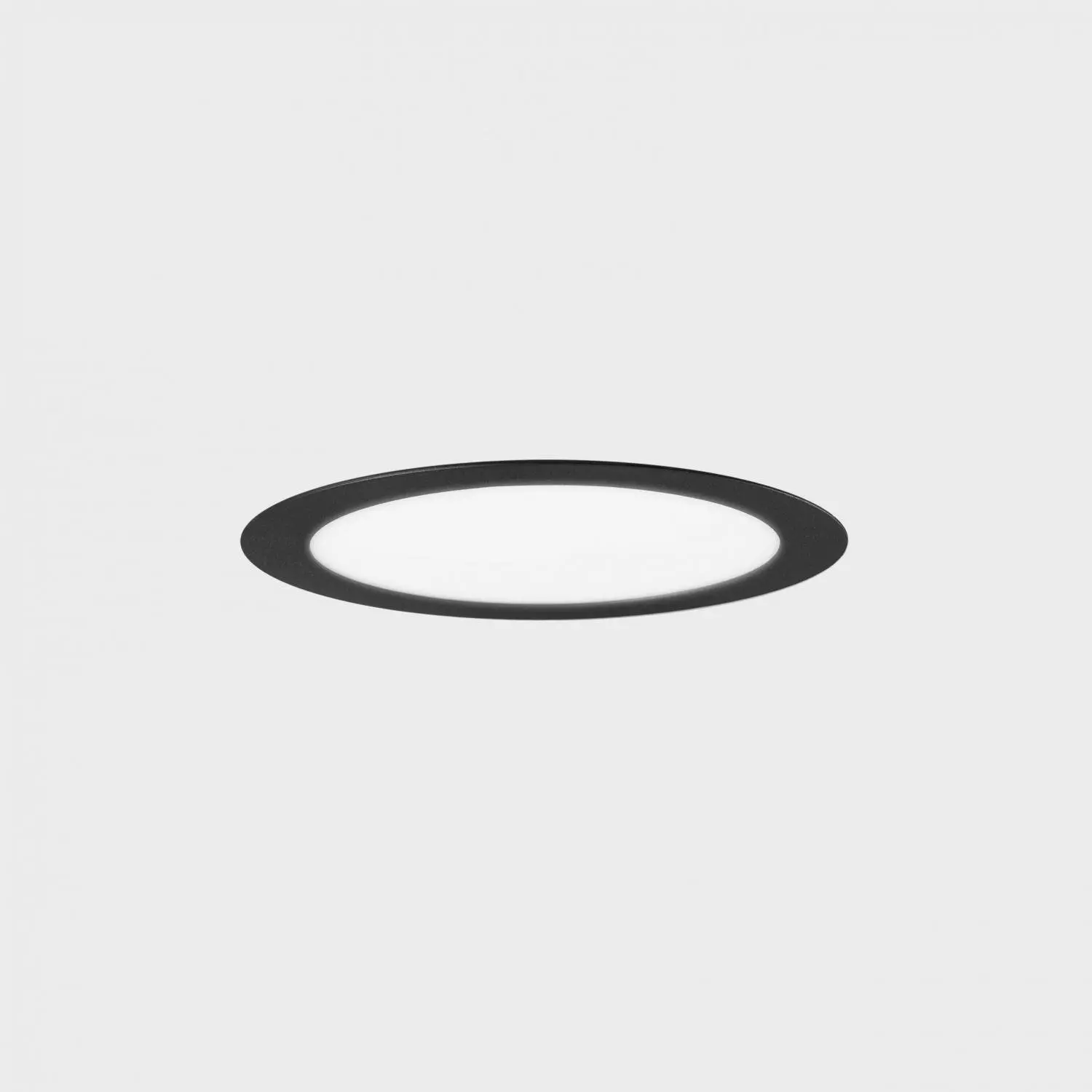 KOHL LIGHTING KOHL-Lighting DISC zapuštěné svítidlo s rámečkem pr. 172 mm černá 12 W CRI 80 4000K Non-Dimm