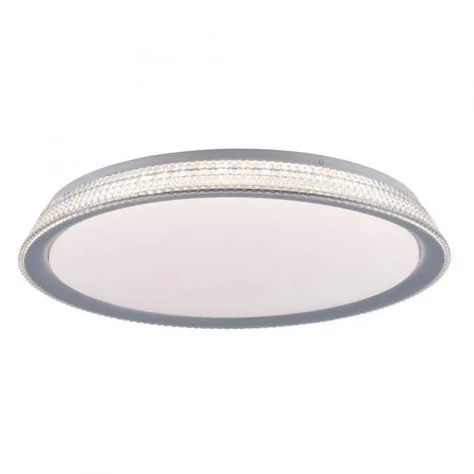 LD 14359-21 KARI LED stropní svítidlo, stříbrná, kruhové, stmívatelné, teplá bílá, 3000K krokově stmívatelné 3000K - LEUCHTEN DIREKT / JUST LIGHT