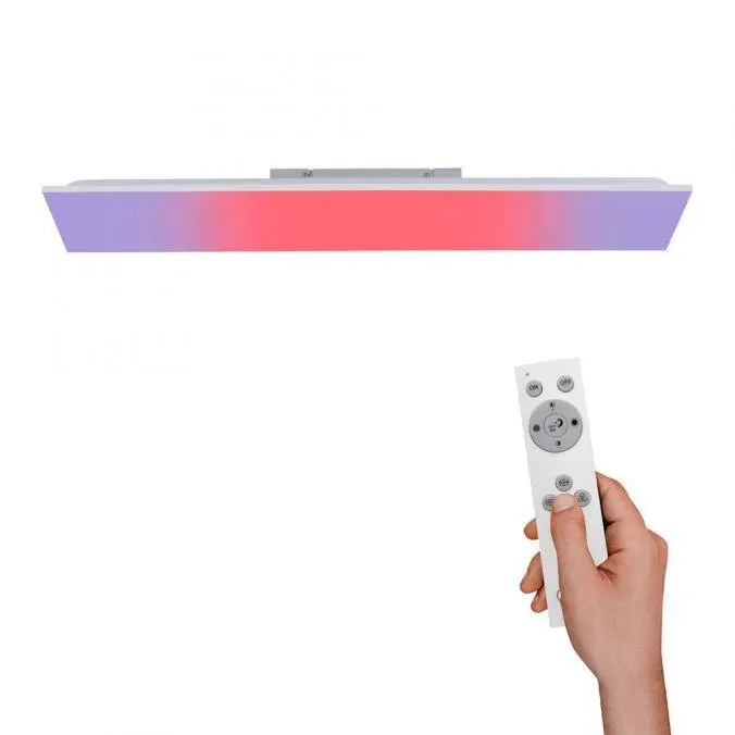 LD 15621-16 YUKON LED panel svítidlo, 100x25cm, RGB a CCT, stmívatelné RGB+2700-5000K - LEUCHTEN DIREKT / JUST LIGHT