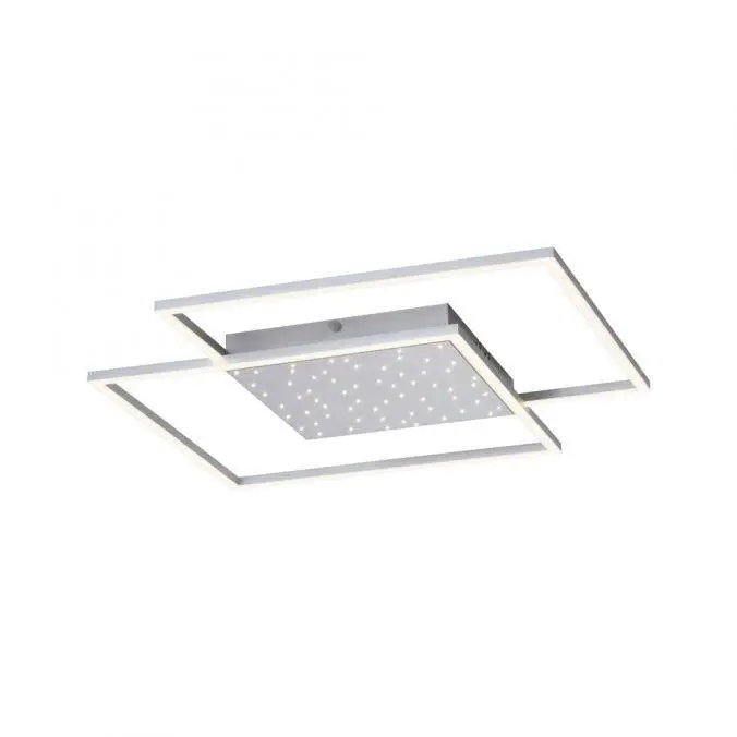 PN 6024-55 YUKI LED stropní svítidlo, barva ocel, dálkový ovladač, stmívatelné, CCT 2700-5000K - PAUL NEUHAUS