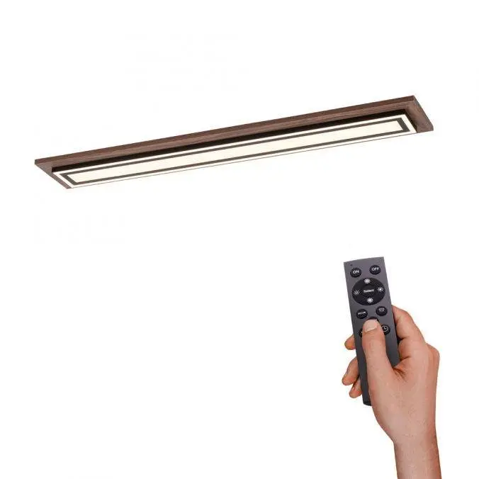 PN 6142-79 PALMA LED stropní svítidlo, imitace dřeva, stmívatelné, dálkový ovladač, CCT 2700-5000K - PAUL NEUHAUS