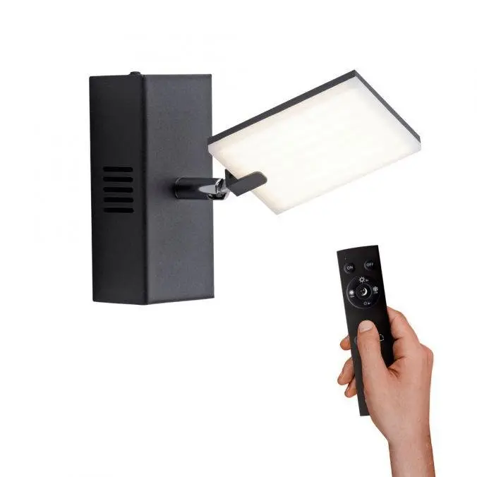 PAUL NEUHAUS PURE-MIRA LED nástěnné svítidlo stmívatelné CCT 2700-5000K černá perleť 9353-18