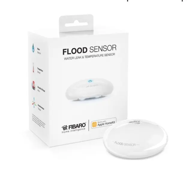 FIB Y001838 Čidlo zaplavení pro Apple HomeKit (Bluetooth) FGBHFS-101 - FIBARO
