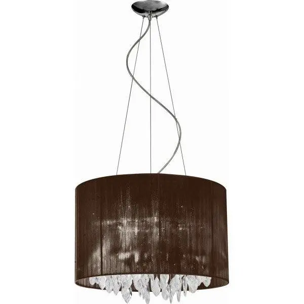 AZZ AZ0511 Závěsné svítidlo Azzardo Sidney round brown AZ0511 G9 7x40W IP20 45cm hnědé kulaté - AZZARDO