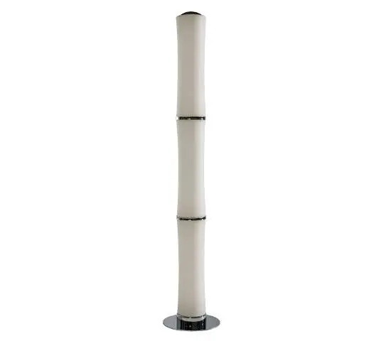 LED Stojací lampa AZzardo Bamboo floor white AZ1899 72W 6120lm 3000K IP20 13cm bílá stmívatelná