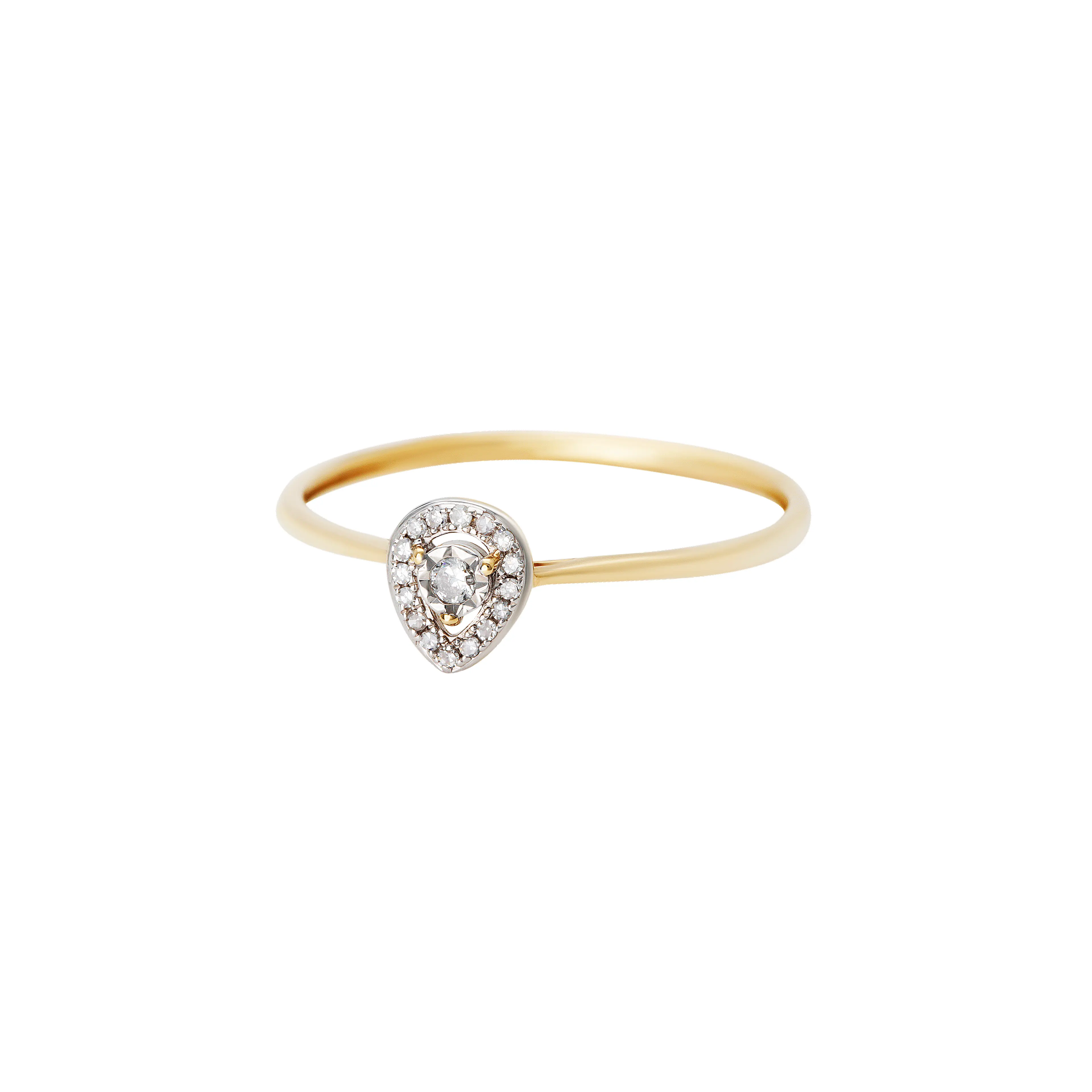 Prsten s brilianty 224-247-2192 54-1.05g
