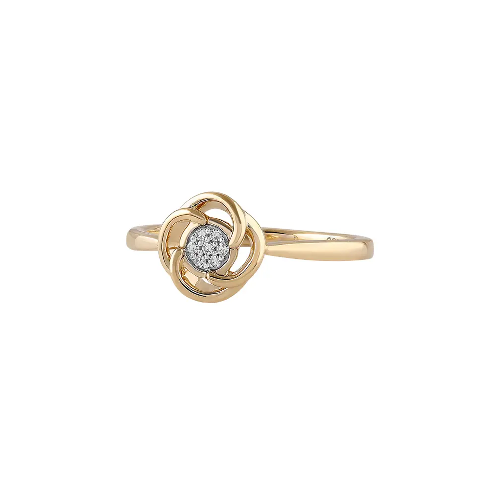 Prsten s brilianty 224-247-4618 55-2.20g