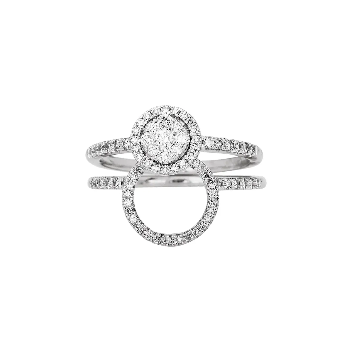 Prsten s brilianty 324-436-2354 58-4.45g