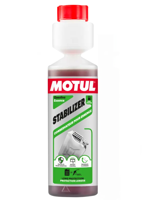 MOTUL Stabilizátor paliva (Stabilizer) 250ml (Ochrana benzínu při delším odstavení vozidla.)