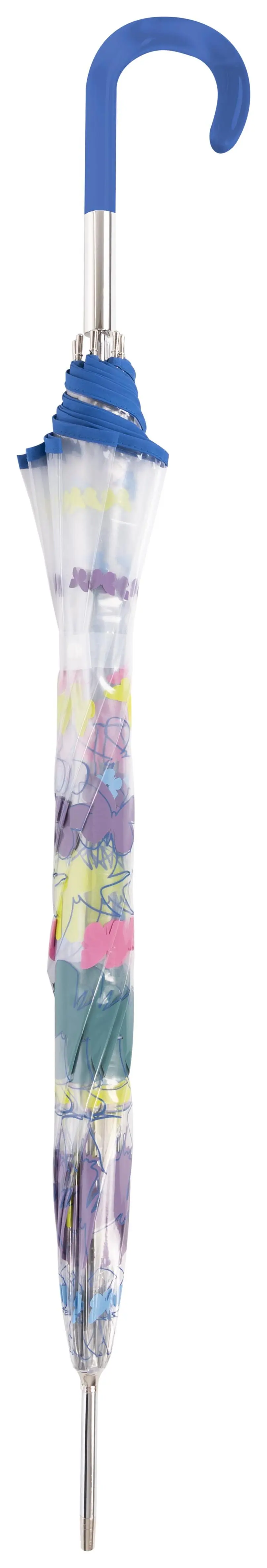 Průhledný deštník Doppler Fiber Long Transparent Spring
