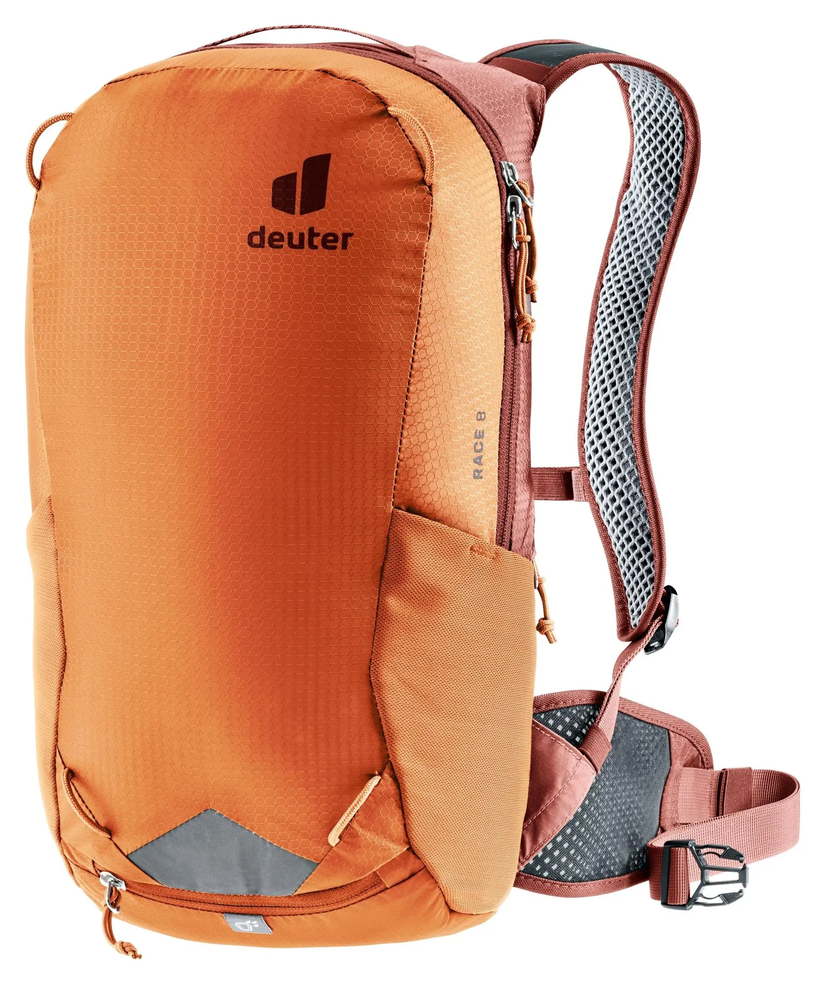 Batoh na kolo Deuter Race 8 Chestnut-Redwood