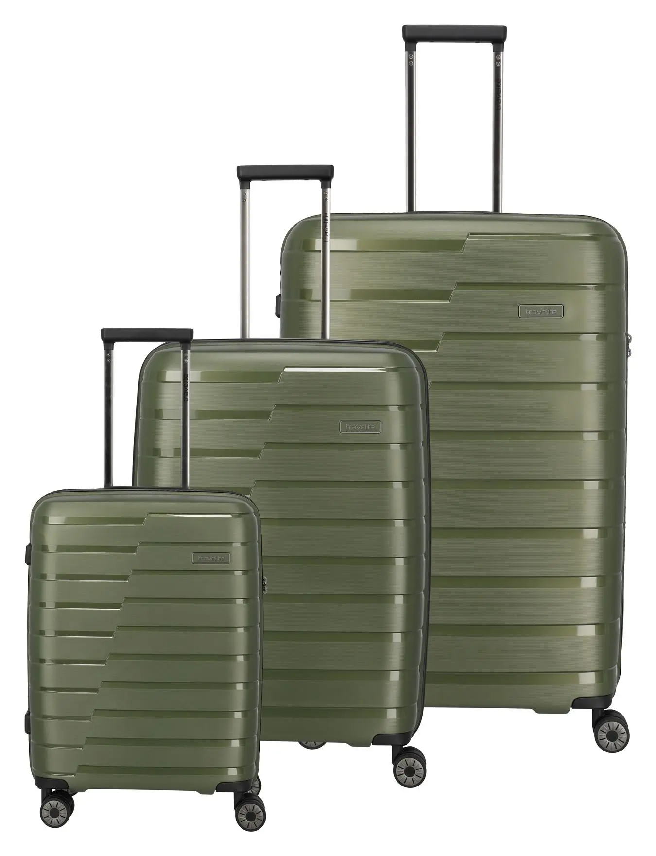 Travelite Air Base S,M,L Olive S: 37 l  / 
M: 71/82 l  / 
L: 105 L TRAVELITE-75340-86