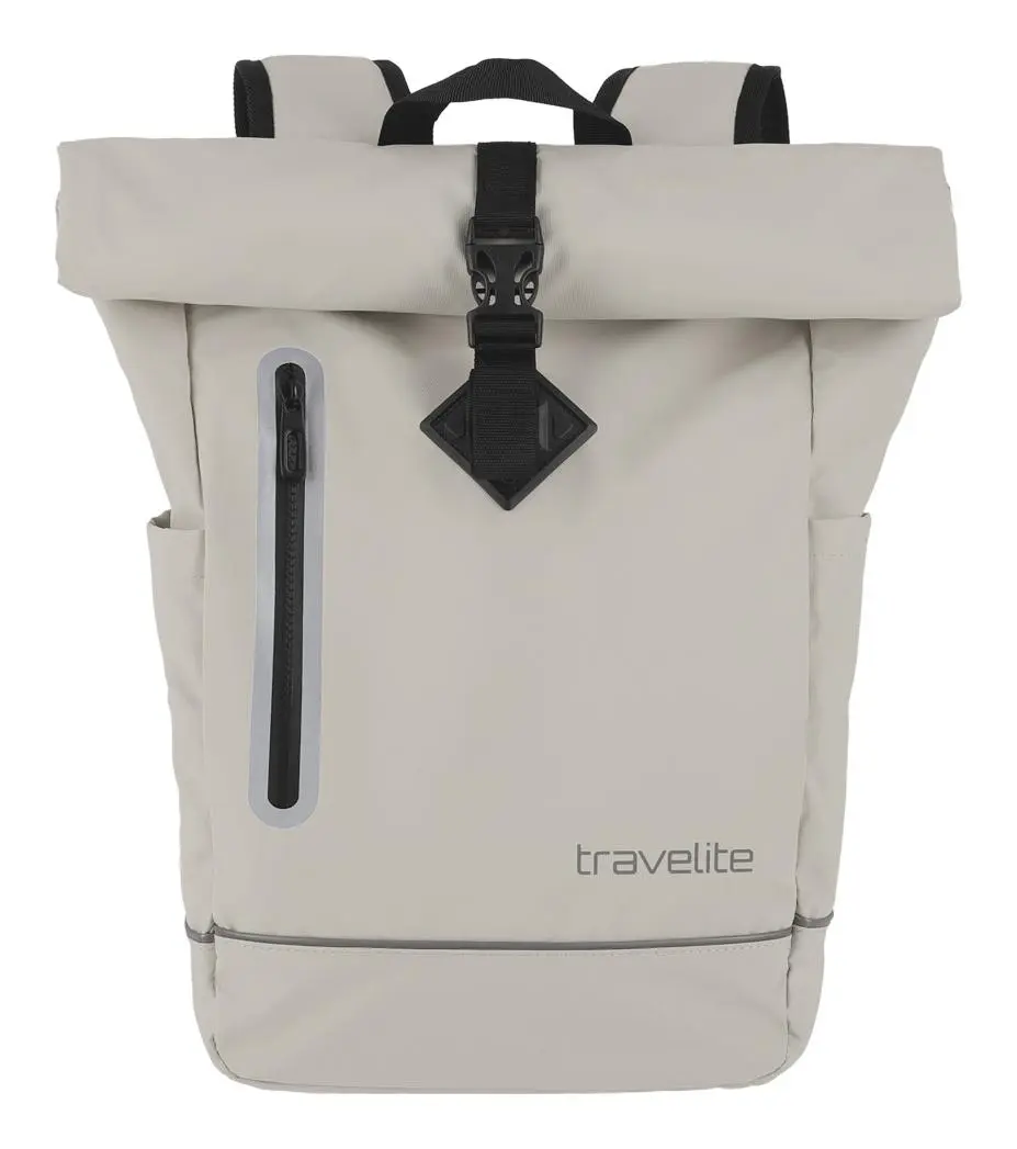 Roll-top batoh Travelite Basics Roll-up Plane Ivory