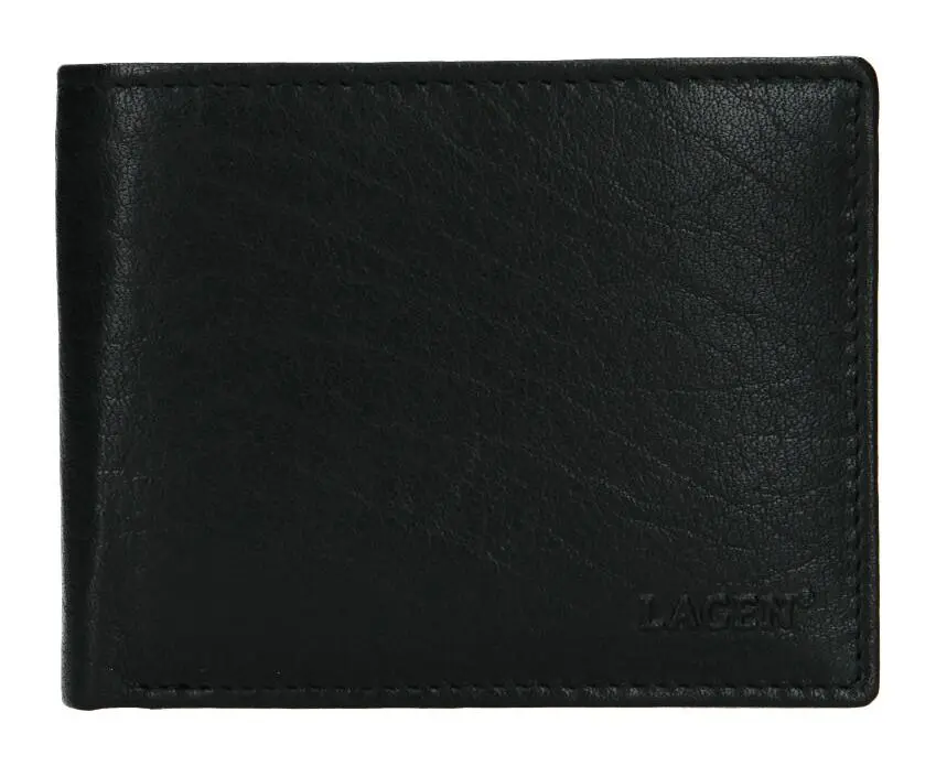 Pánská kožená peněženka Lagen W-8053 Black