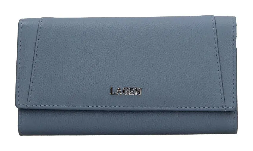 Dámská kožená peněženka Lagen BLC/5064/621 Lavender