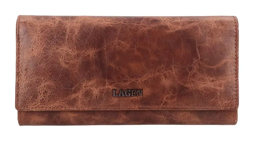 Dámská kožená peněženka Lagen LG-2164 Brown