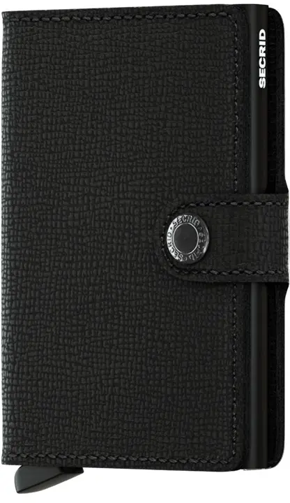 Kožená mini peněženka Secrid Miniwallet Crisple Black