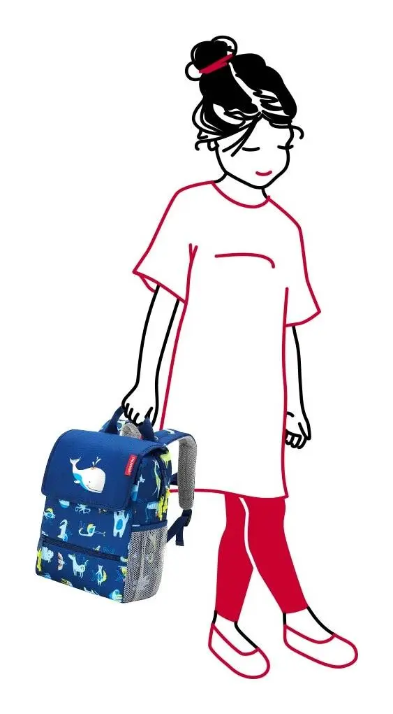 Reisenthel Backpack Kids ABC friends modrý dětský batoh