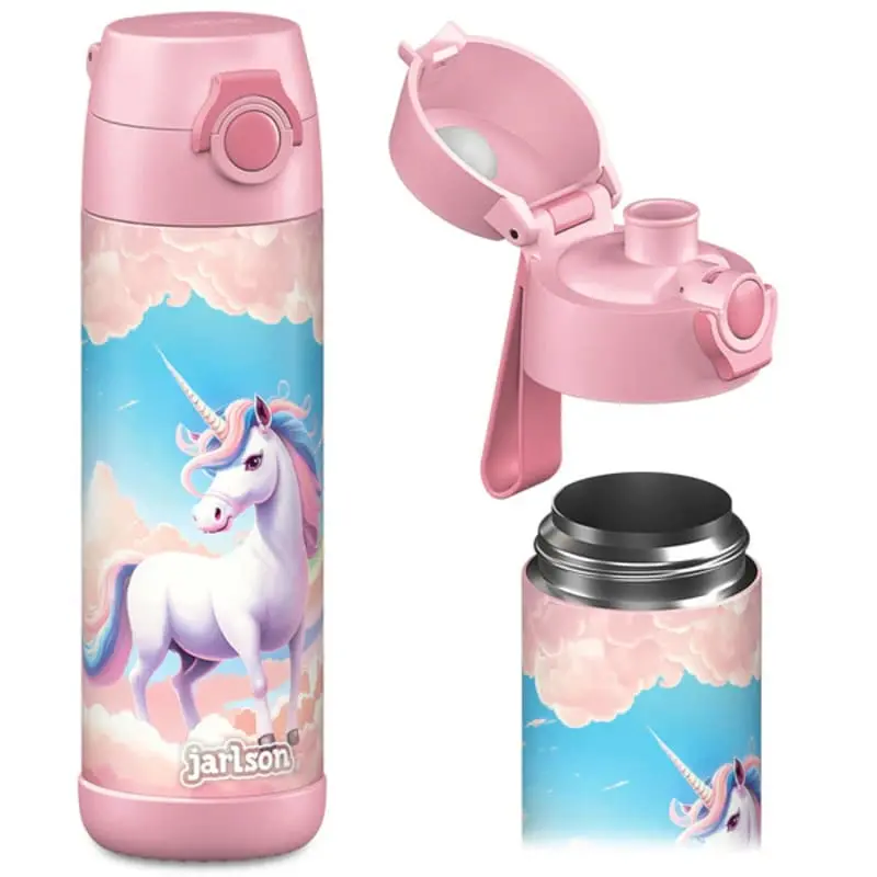 Dětská nerezová termoláhev JARLSON MALI Jednorožec 500 ml