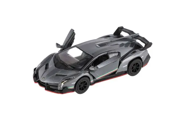 Kinsmart Auto Lamborghini Veneno šedá