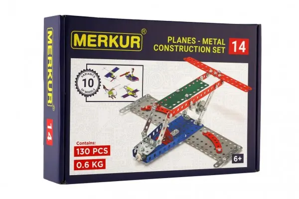 Merkur 014 Letadlo 119 dílů, 10 modelů