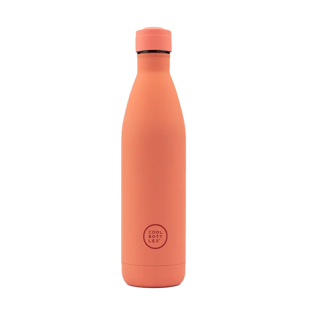 Nerezová termolahev COOL BOTTLES Pastel Coral třívrstvá 750ml NEW