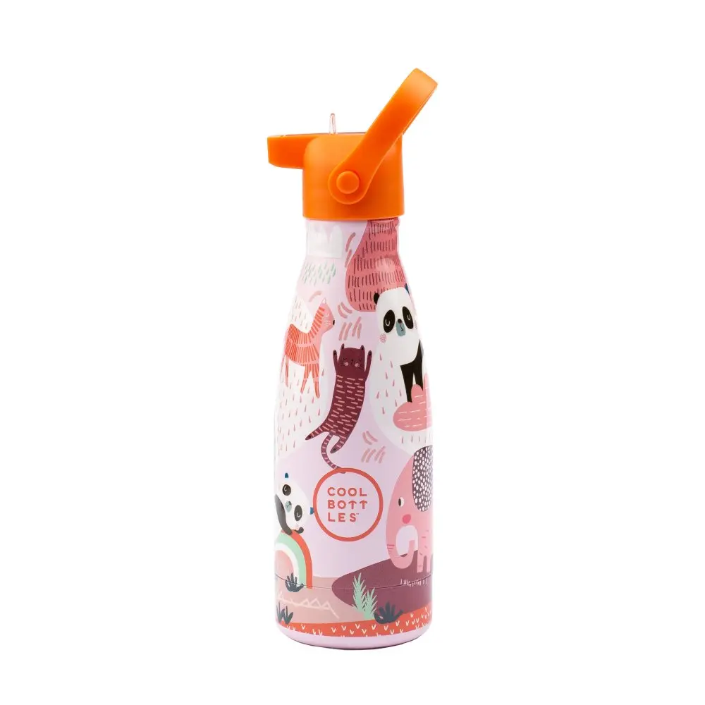 Dětská nerezová termolahev COOL BOTTLES Kids Panda Gang třívrstvá 260ml NEW