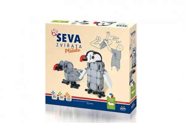 Stavebnice SEVA ZVÍŘATA Ptáčata plast 347 dílků