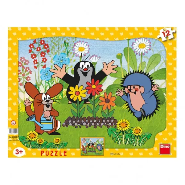 Krtko a záhradník - puzzle z kategorie Maxi dieliky