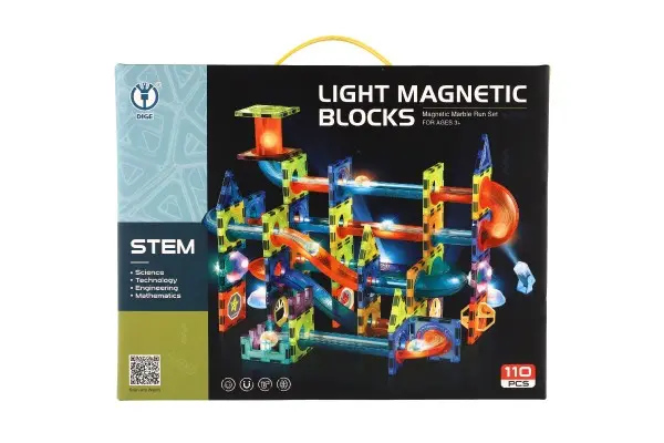Teddies Kuličková dráha magnetická 110ks