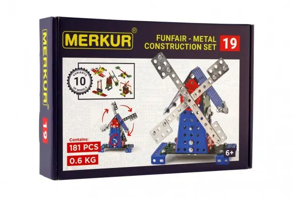Merkur 019 Mlýn, 181 dílů, 10 modelů
