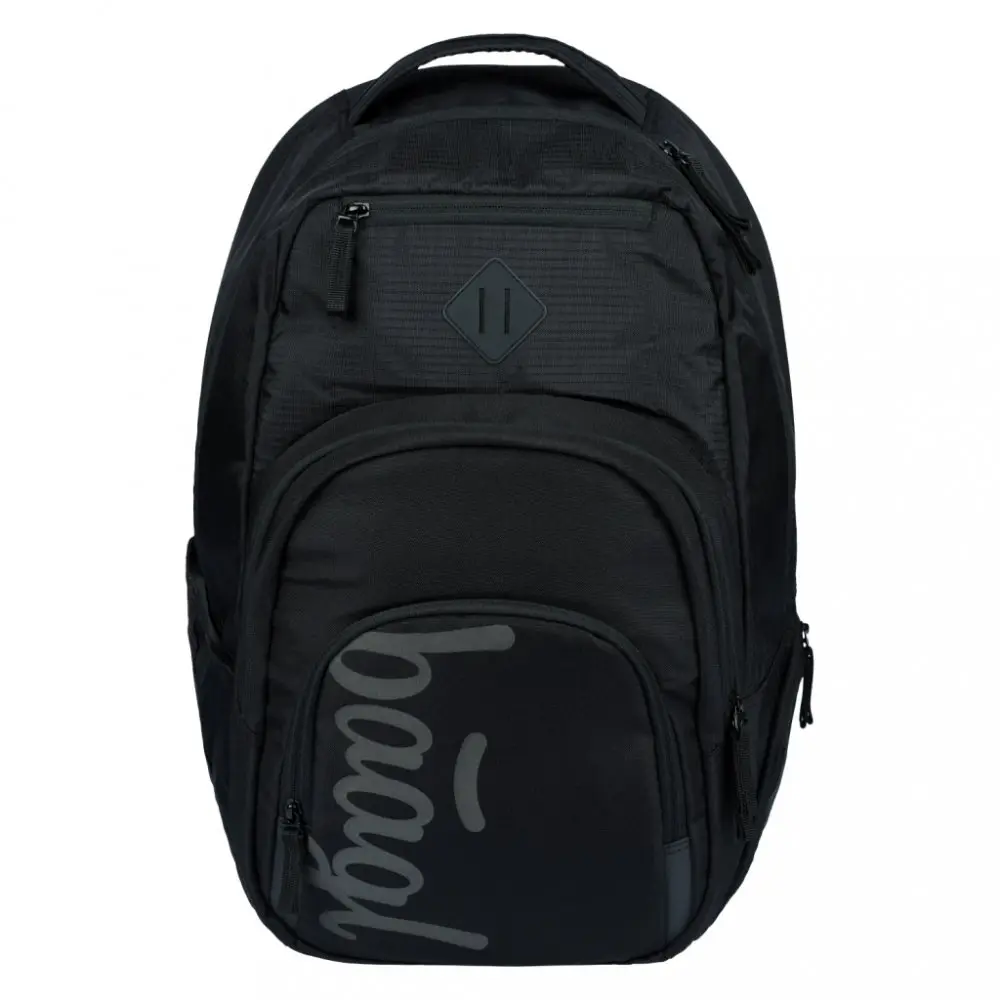 BAAGL Studentský batoh Coolmate Black