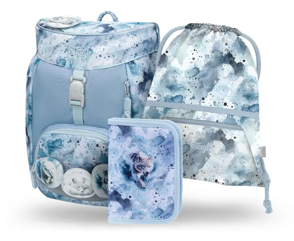 3 SET Airy Polar: batoh, penál, sáček GRS - -