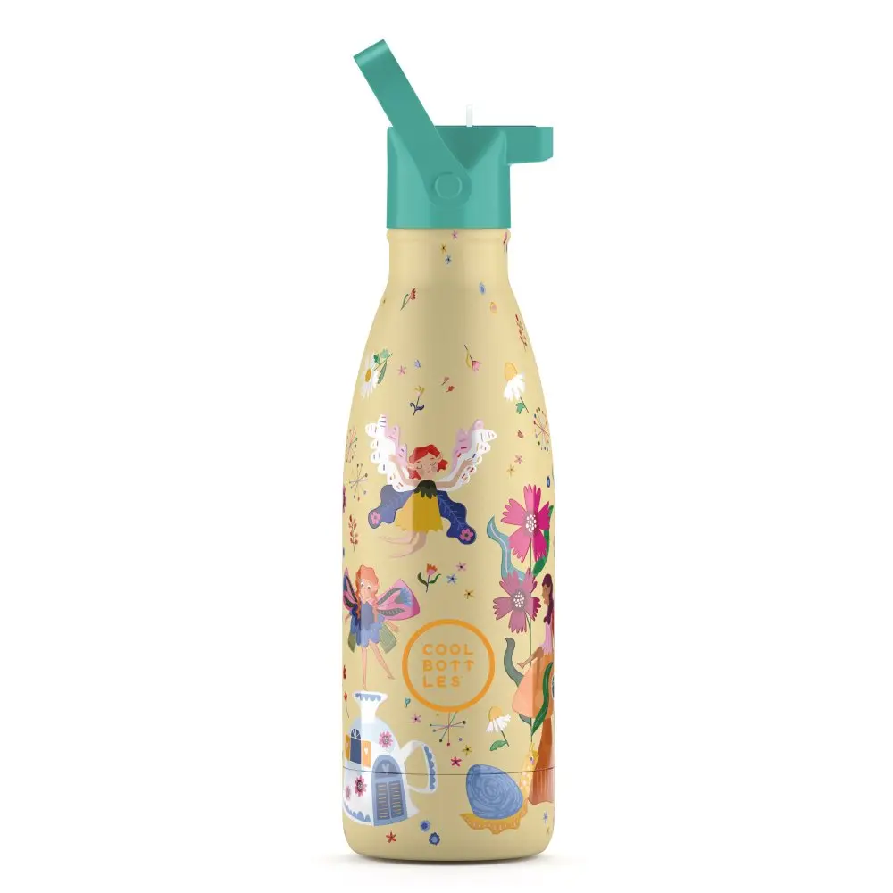 Dětská nerezová termolahev COOL BOTTLES Magical Fairies třívrstvá 350ml 3D