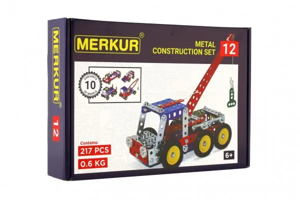 Merkur - Stavebnice M12 Odtahová vozidla - 10 modelů, 217 dílků