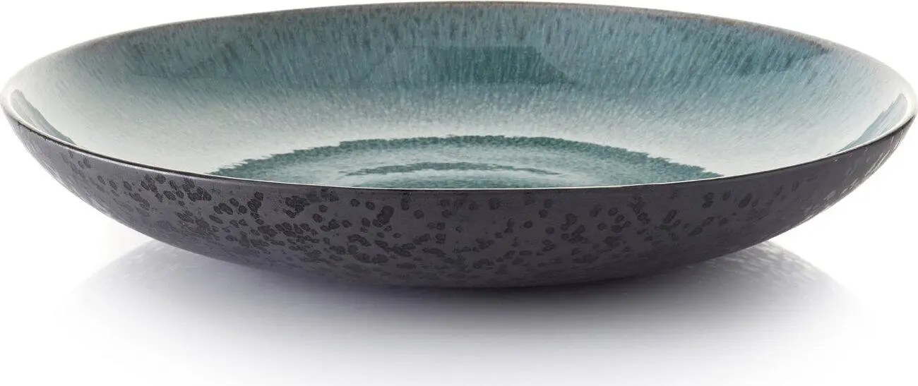Zelená/černá mísa z kameniny ø 40 cm Gastro Black/Green – Bitz