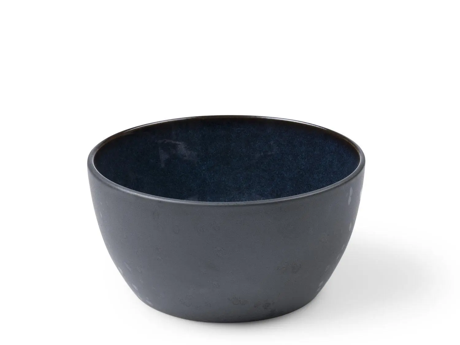 Černá/modrá miska z kameniny 600 ml Gastro Dark Blue/Black – Bitz