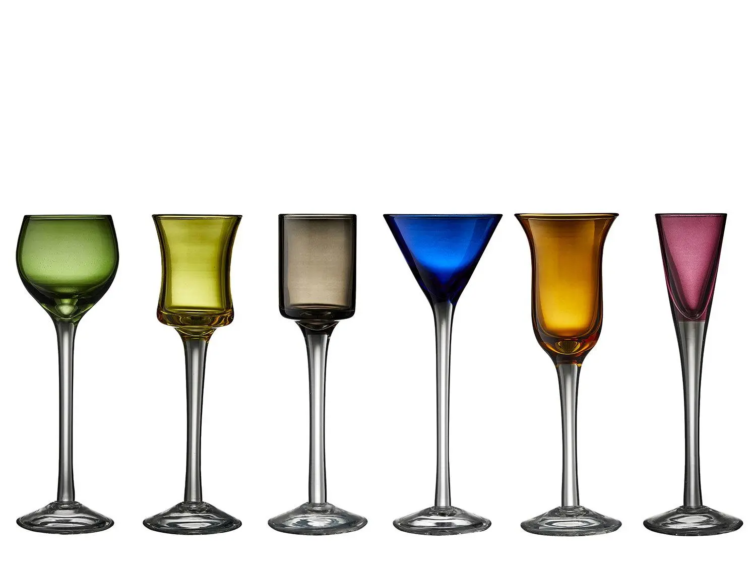 Skleničky v sadě 6 ks na panáky 50 ml – Lyngby Glas