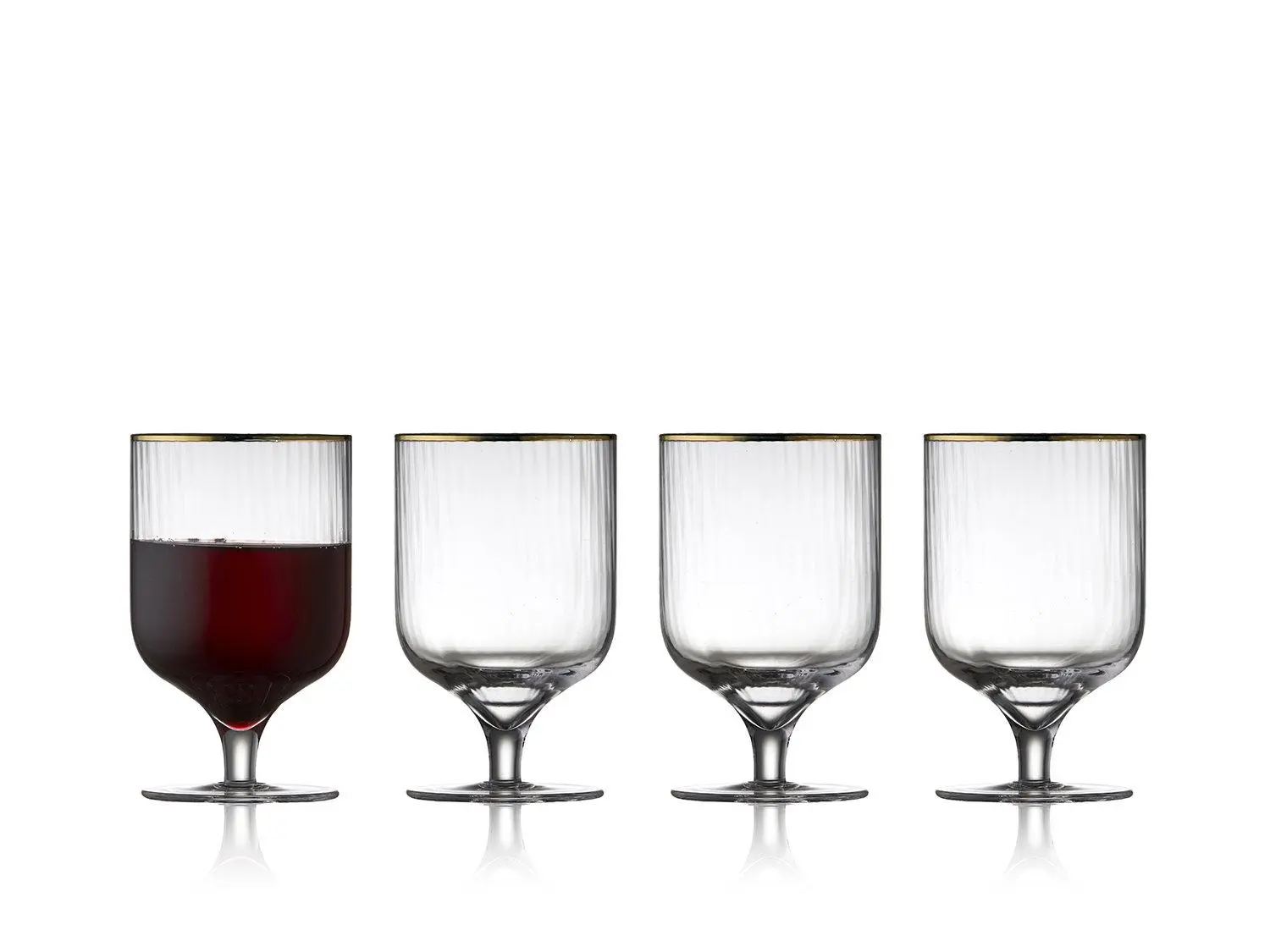Sklenice na víno v sadě 4 ks 300 ml Palermo - Lyngby Glas