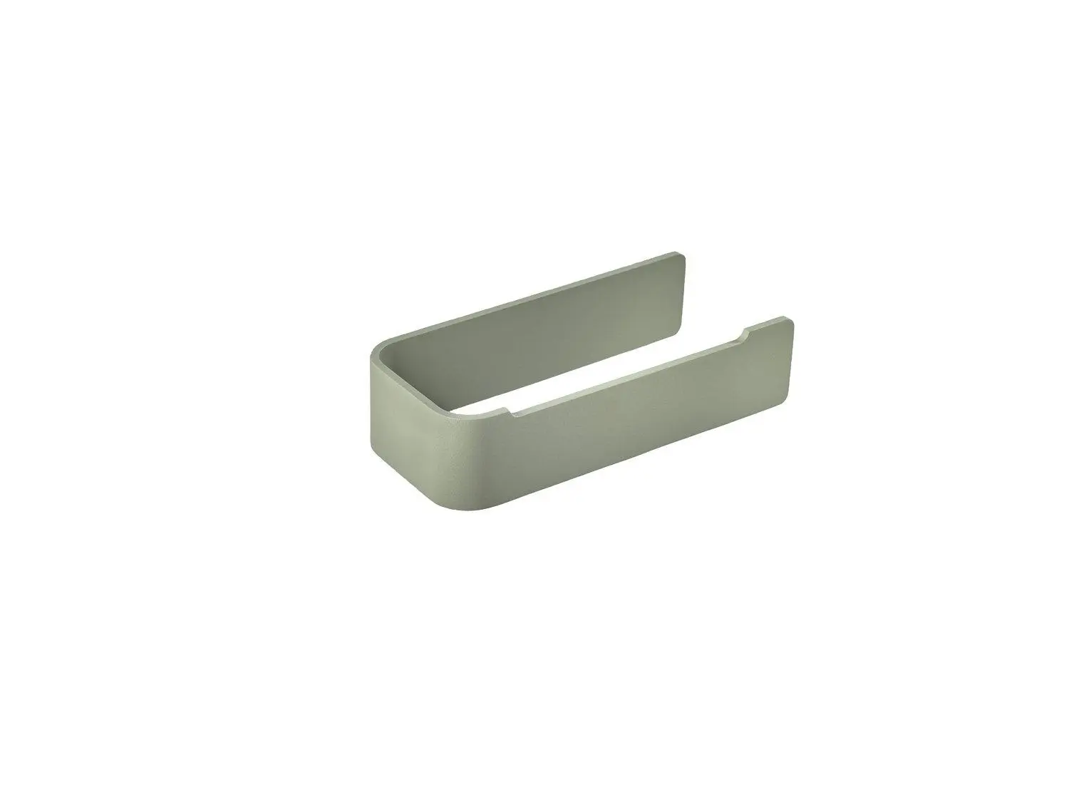 Bílý nástěnný kovový držák na toaletní papír Ume – Zone