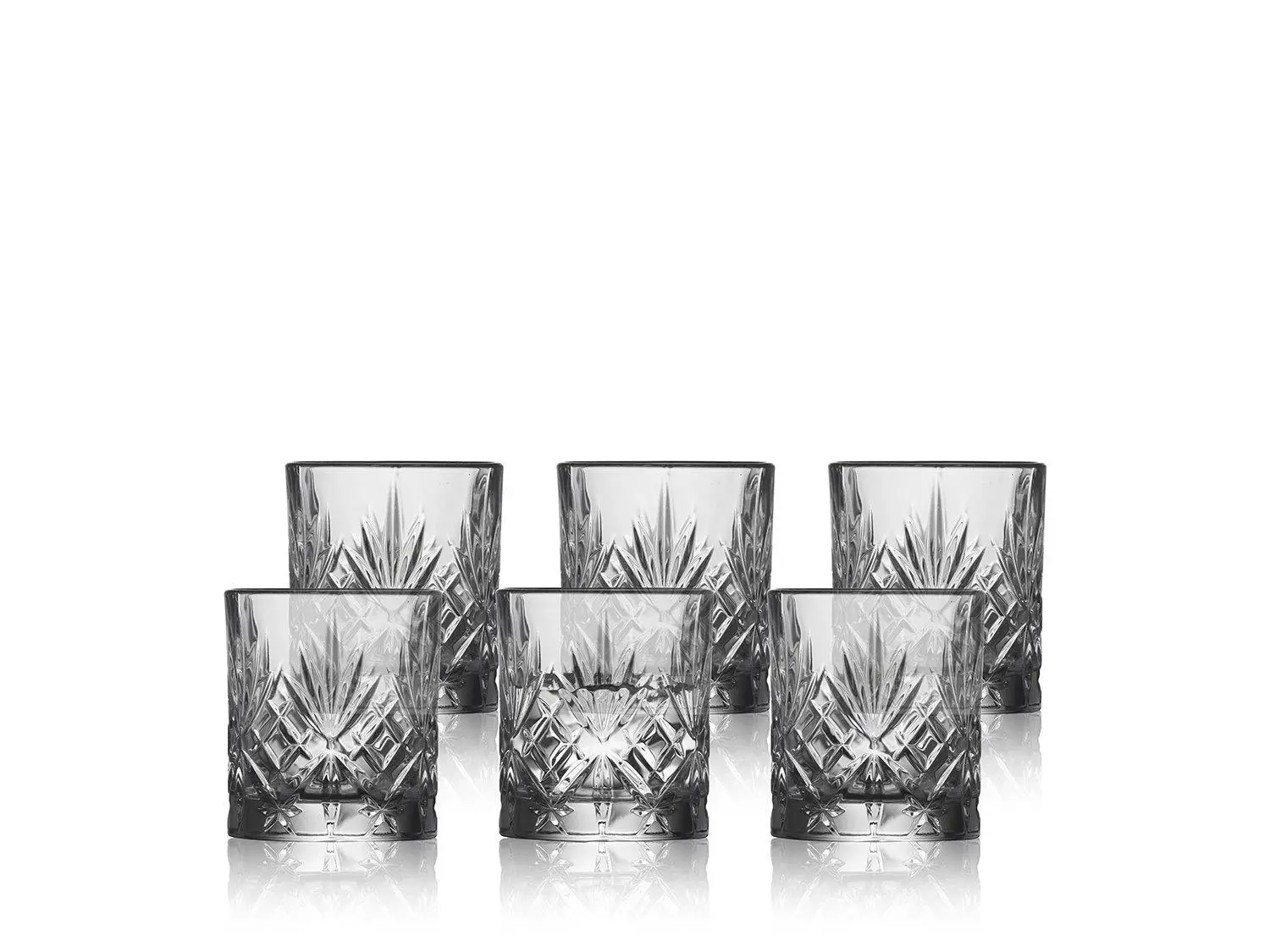 Sklenice v sadě 6 ks na panáky 80 ml Melodia – Lyngby Glas