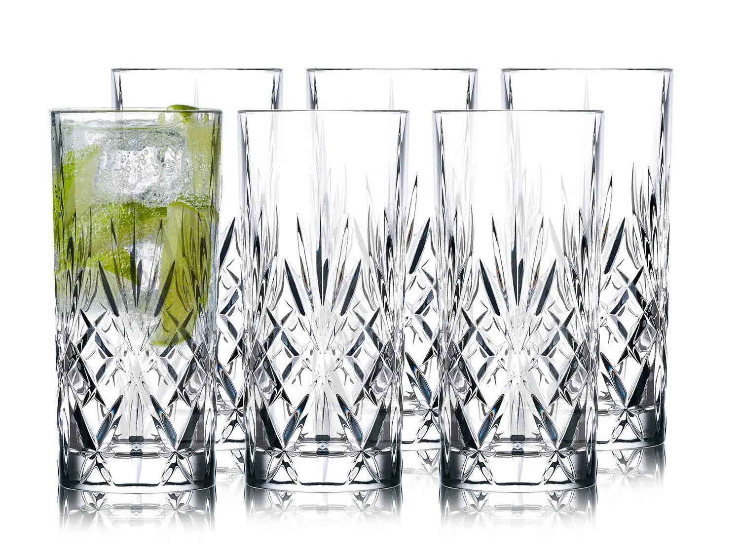 Lyngby Glas Sada sklenic Highball Melodia